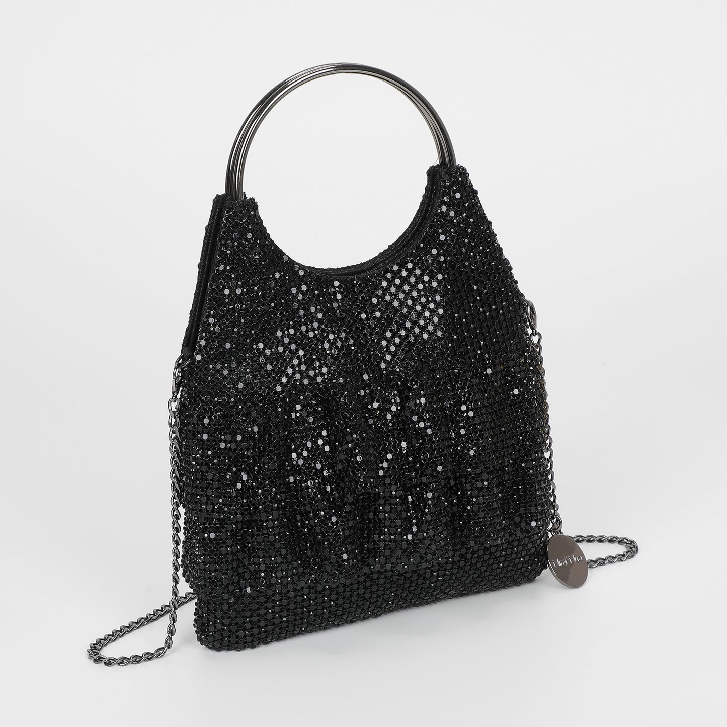 BORSA MORBIDA CON VOLANT