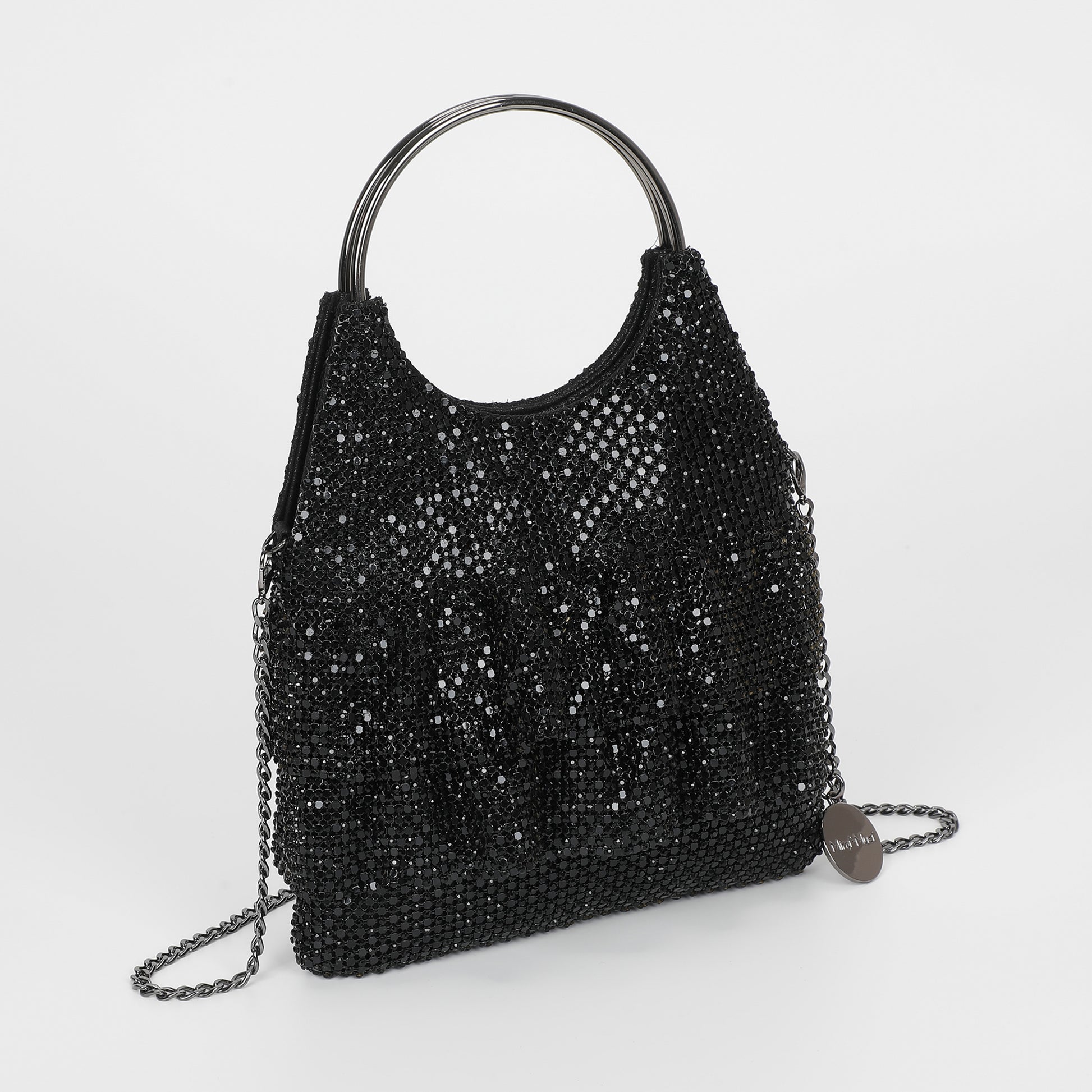 BORSA MORBIDA CON VOLANT