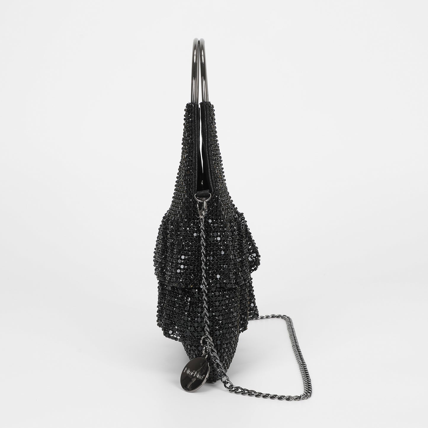 BORSA MORBIDA CON VOLANT