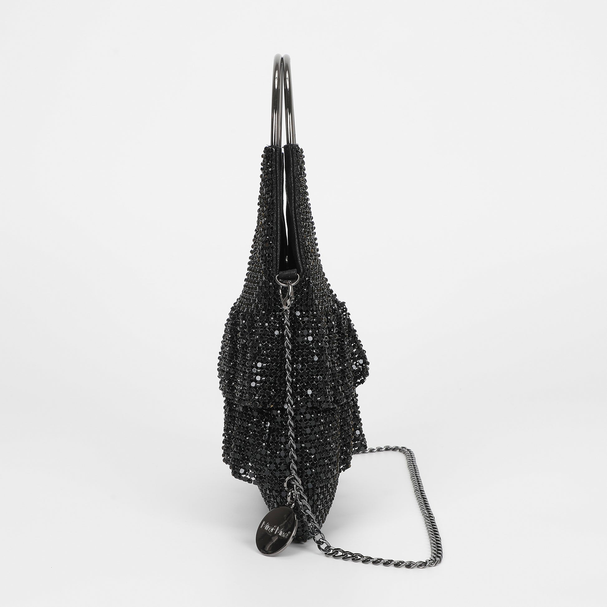 BORSA MORBIDA CON VOLANT