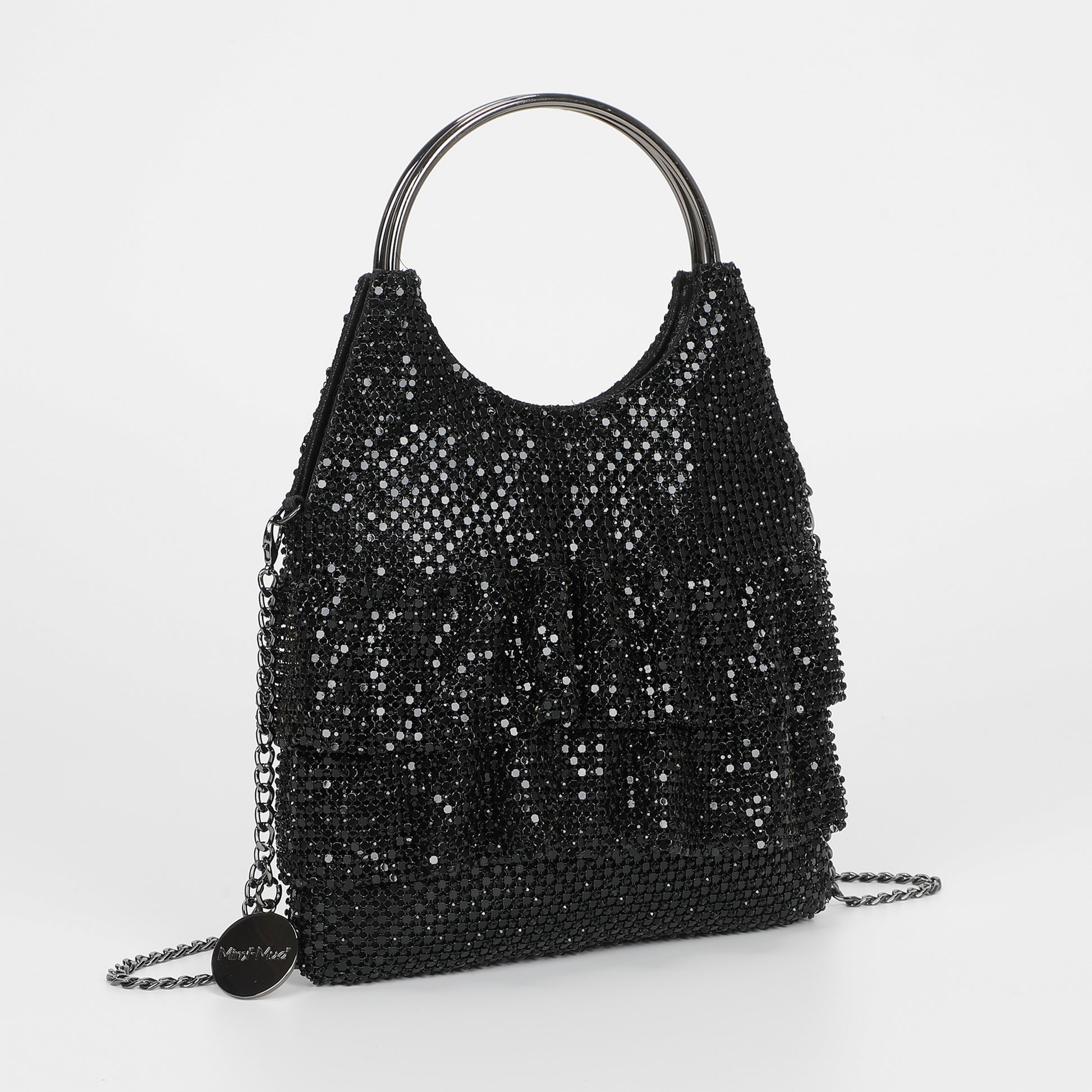 BORSA MORBIDA CON VOLANT