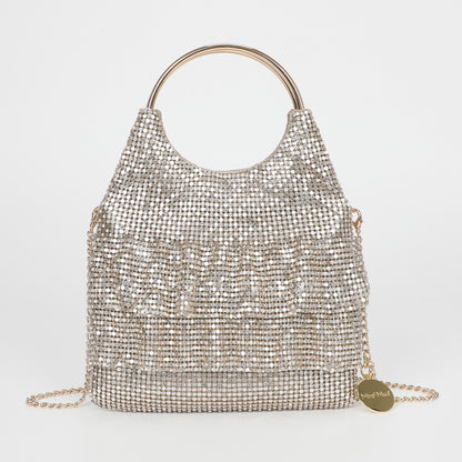 BORSA MORBIDA CON VOLANT