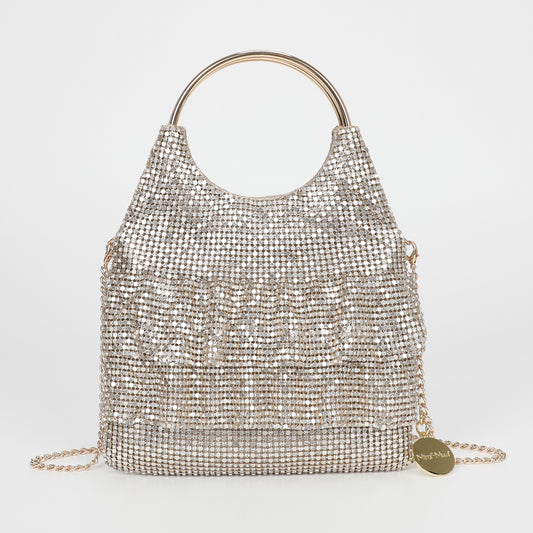 BORSA MORBIDA CON VOLANT