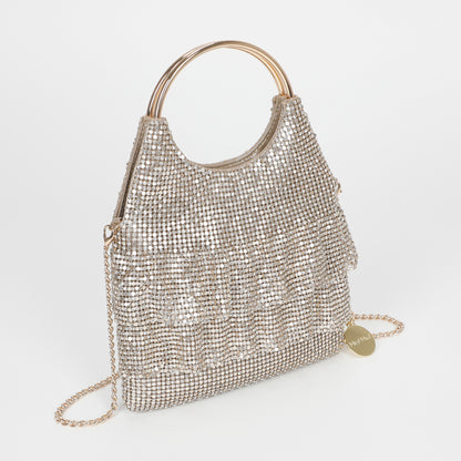 BORSA MORBIDA CON VOLANT