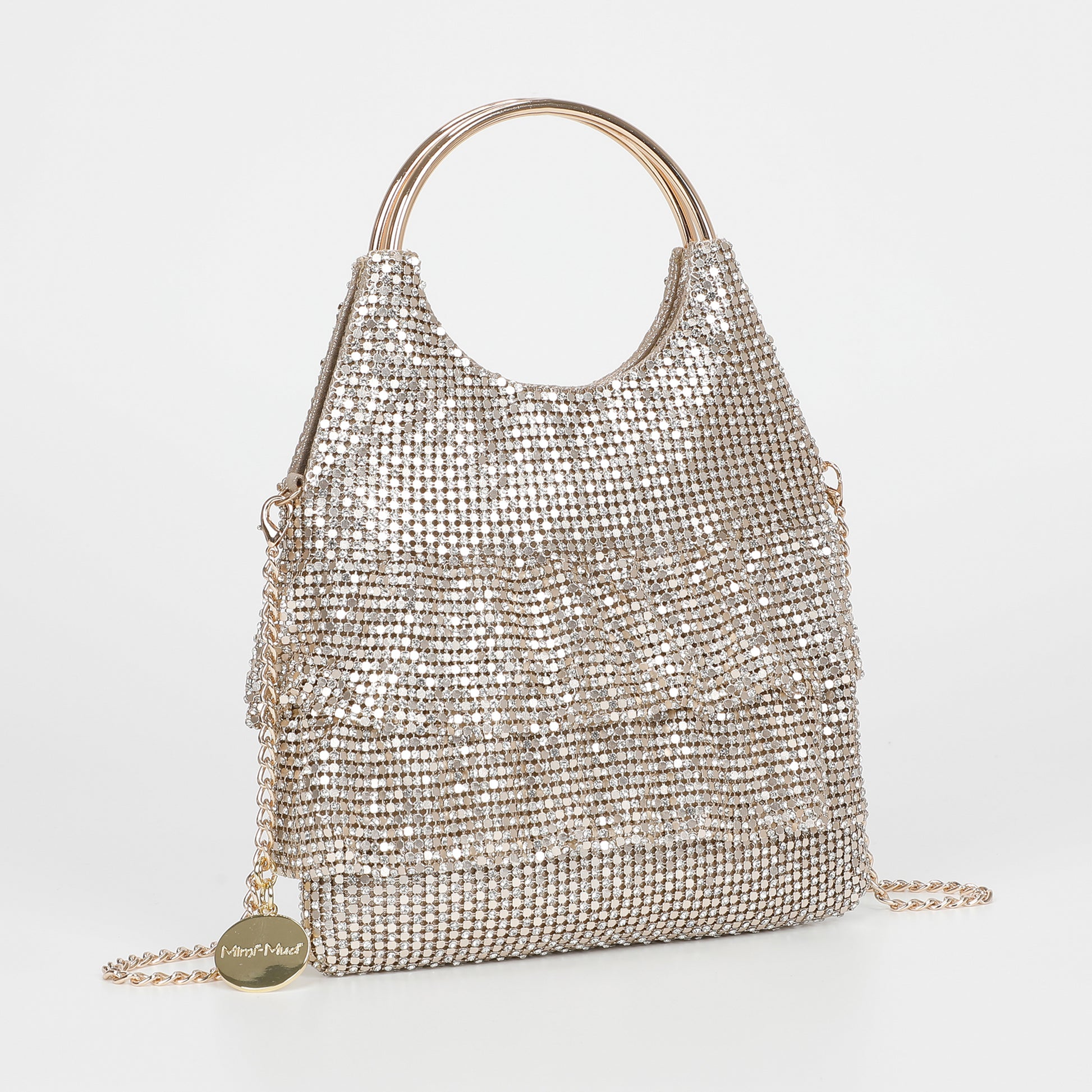 BORSA MORBIDA CON VOLANT