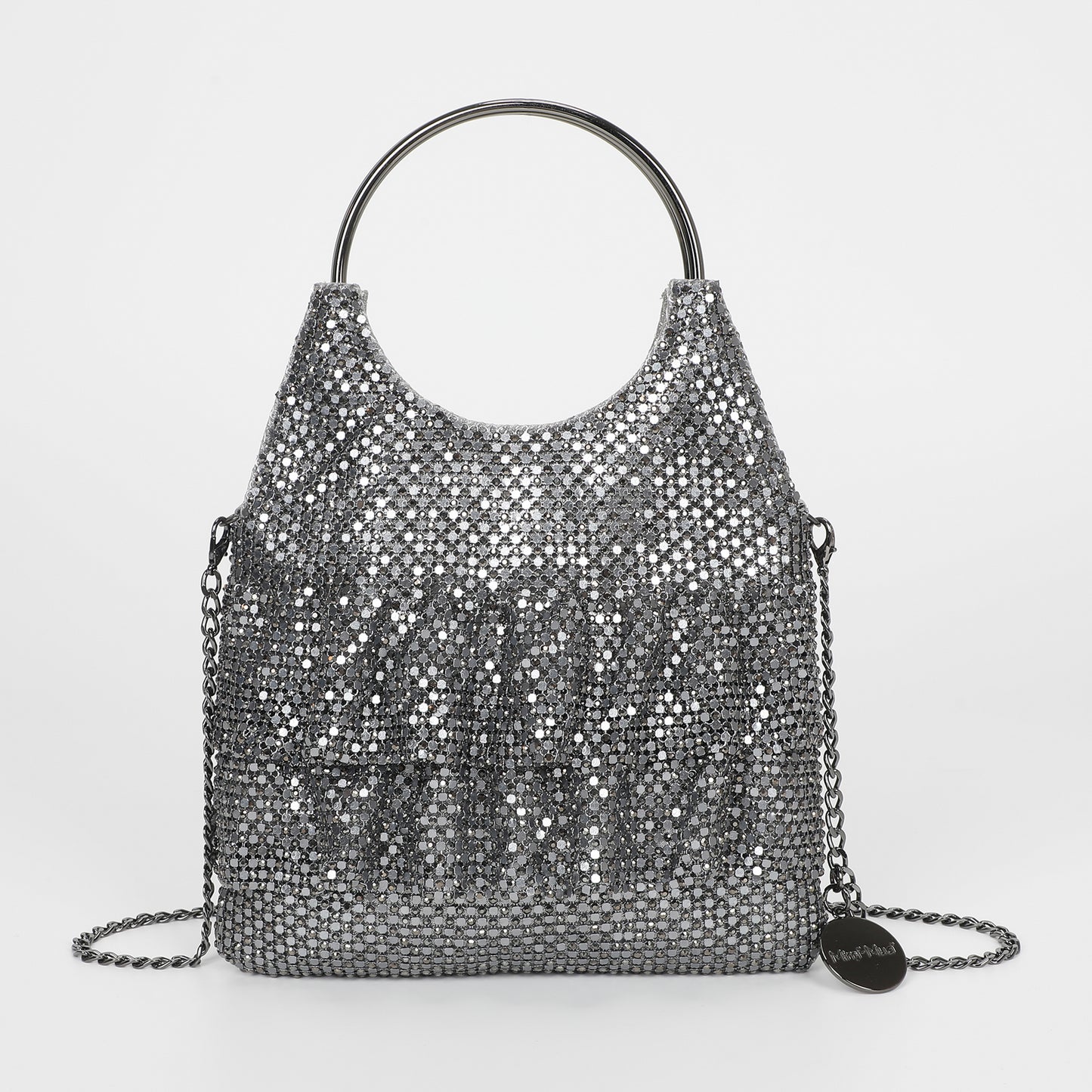 BORSA MORBIDA CON VOLANT