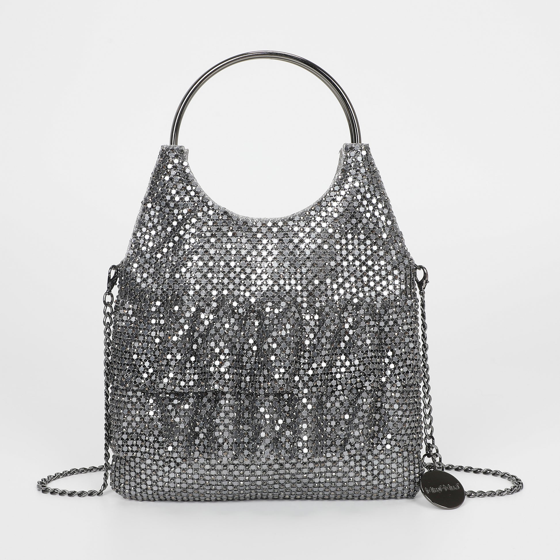 BORSA MORBIDA CON VOLANT