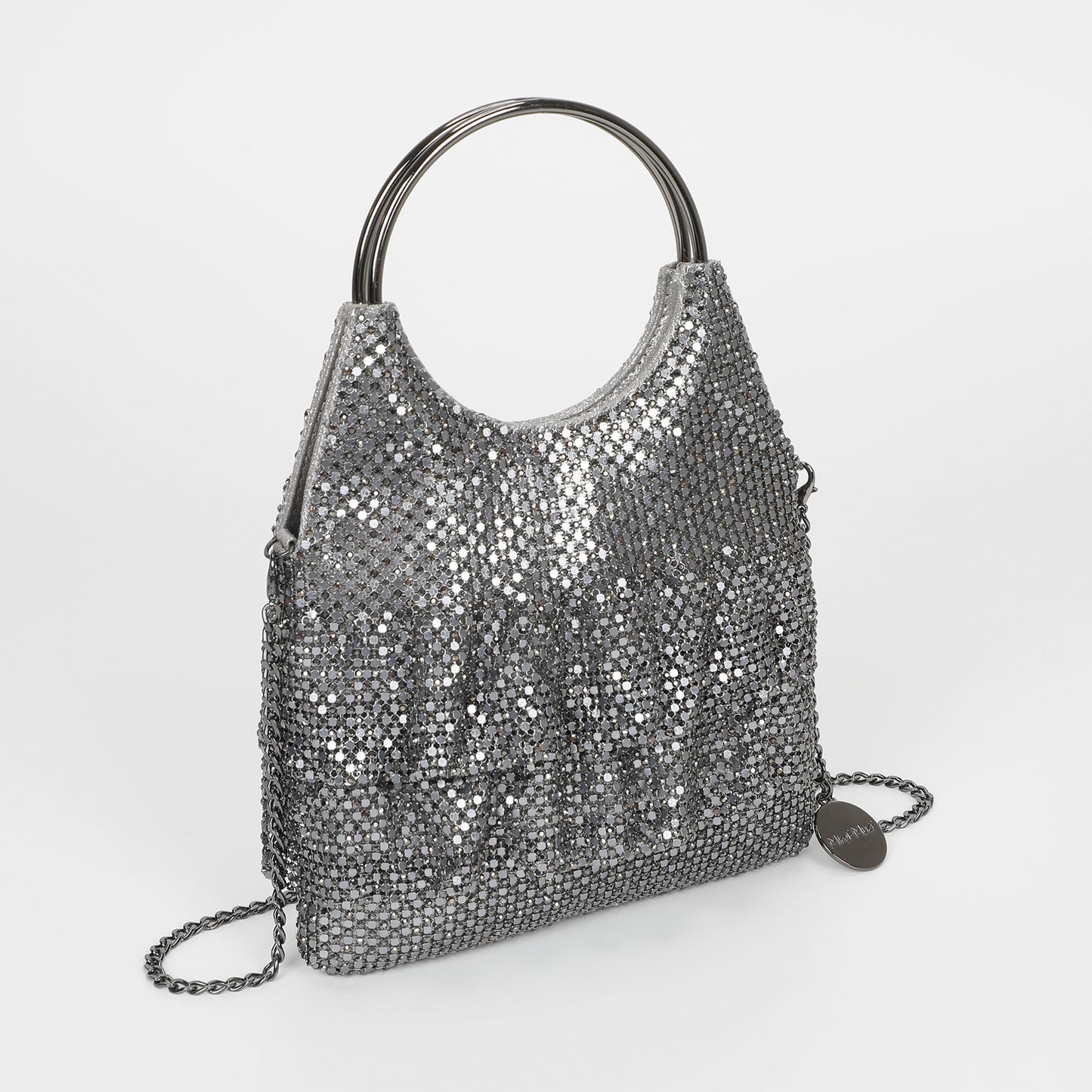 BORSA MORBIDA CON VOLANT