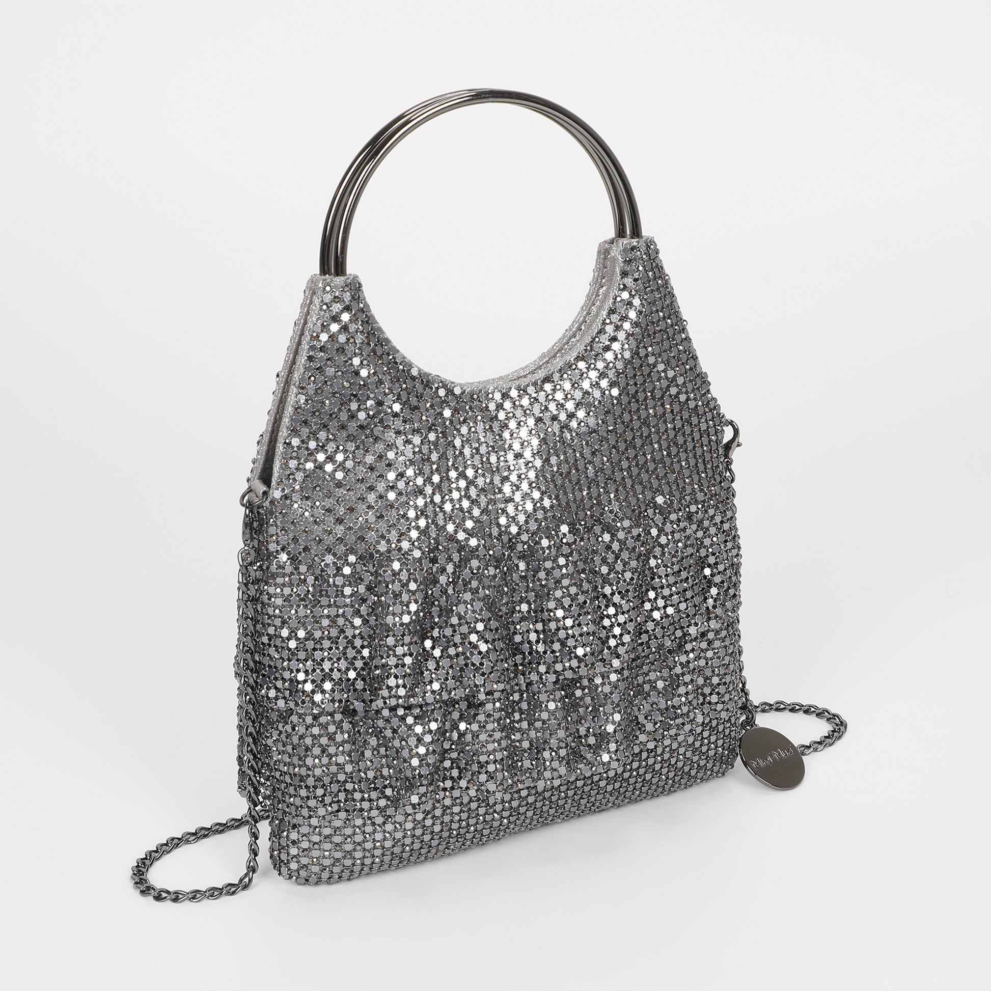 BORSA MORBIDA CON VOLANT