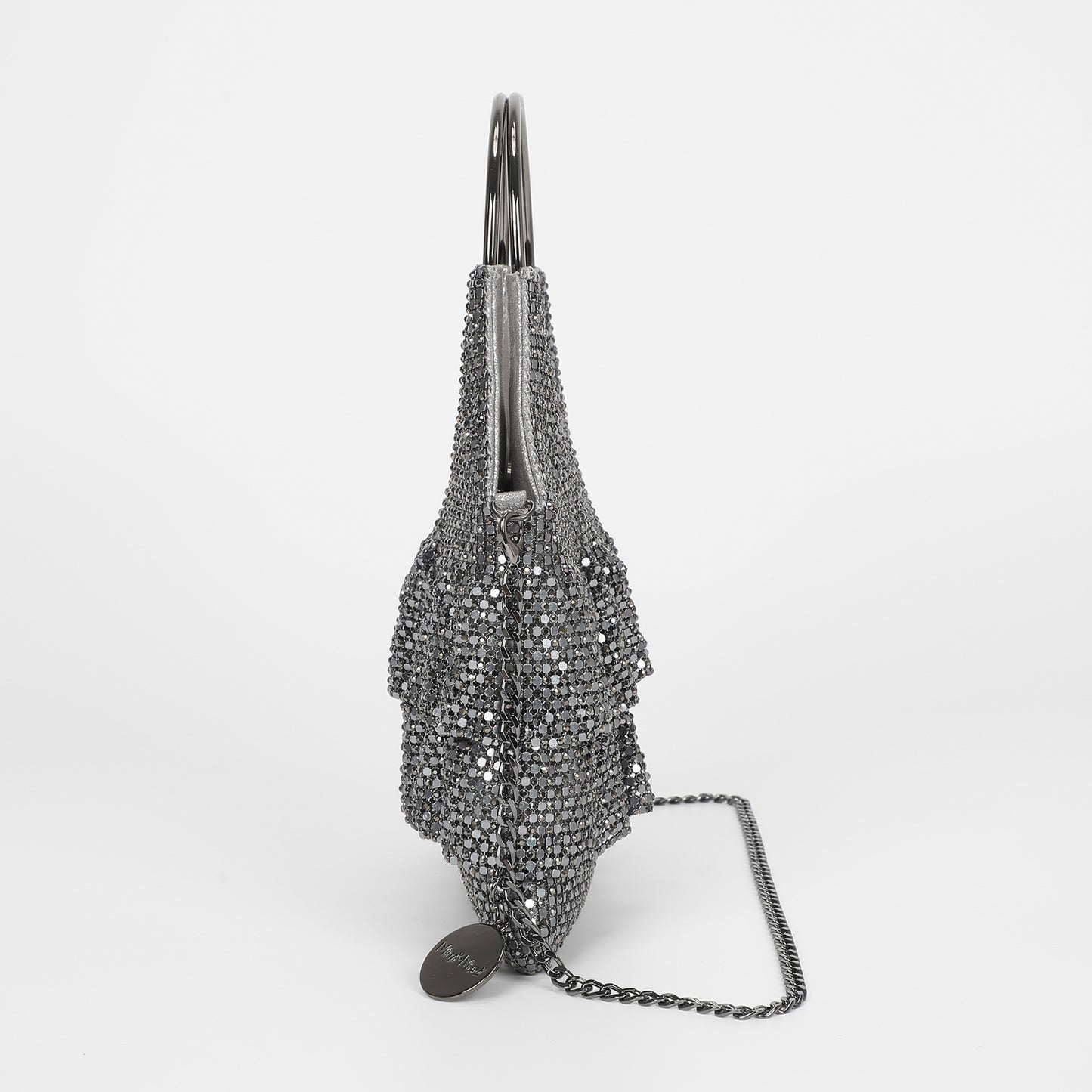 BORSA MORBIDA CON VOLANT