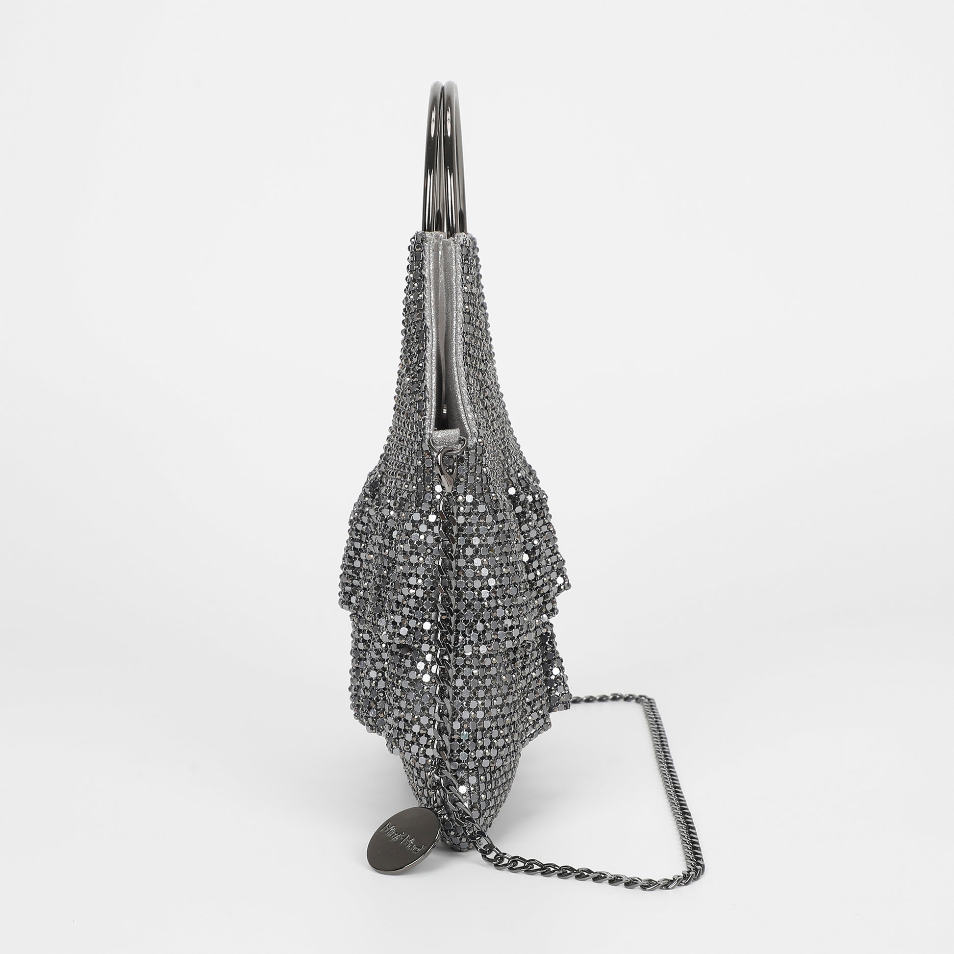 BORSA MORBIDA CON VOLANT