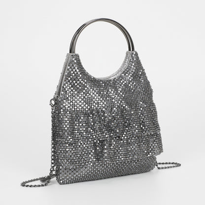 BORSA MORBIDA CON VOLANT