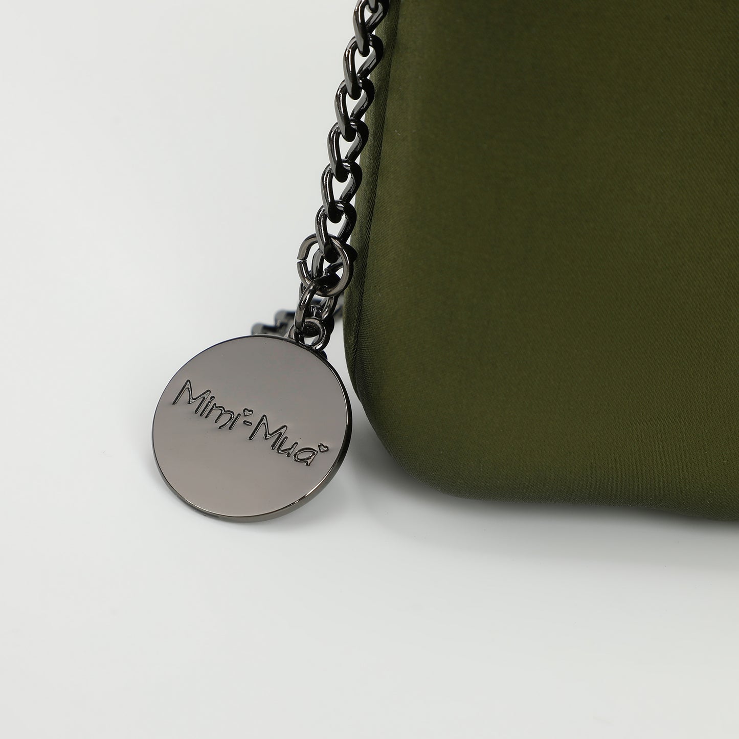 BORSA CLUTCH CON STRISCIA DI STRASS