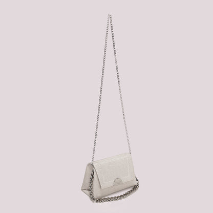 BORSA A MANO CON CATENA E PAILLETTES