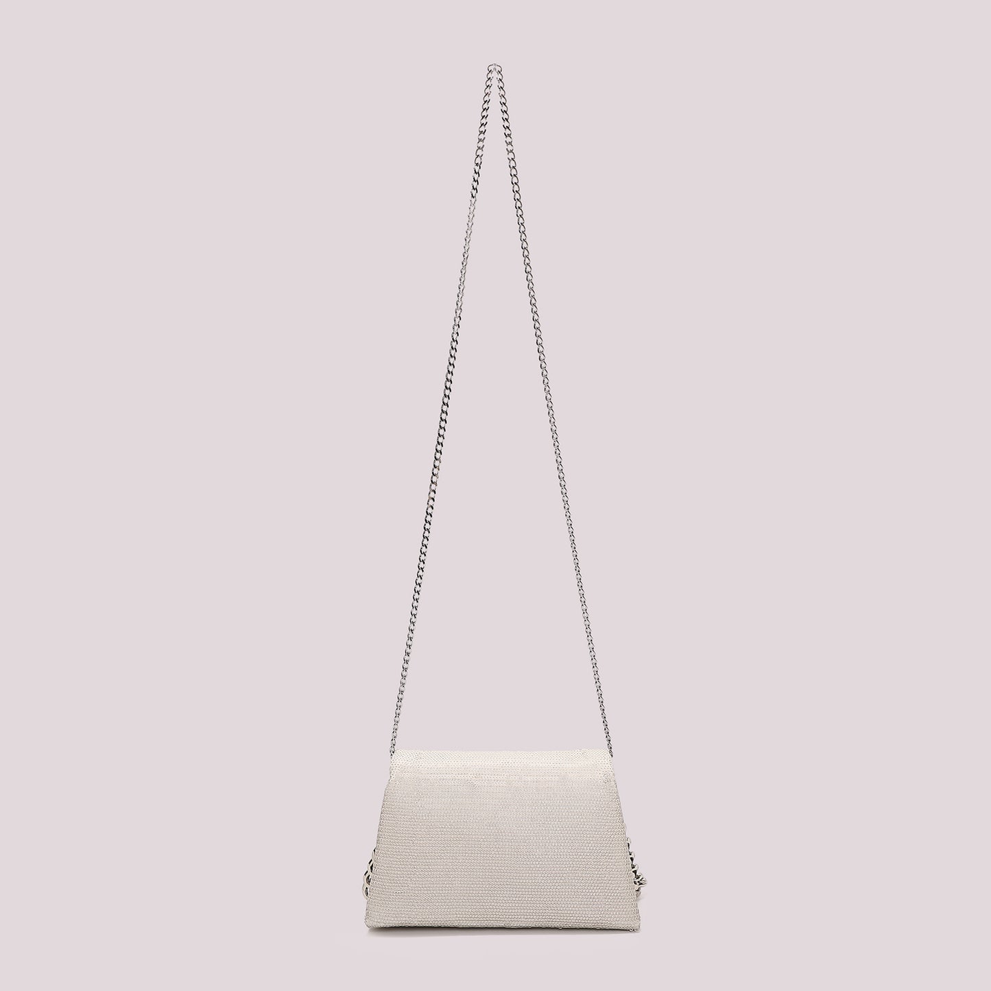 BORSA A MANO CON CATENA E PAILLETTES