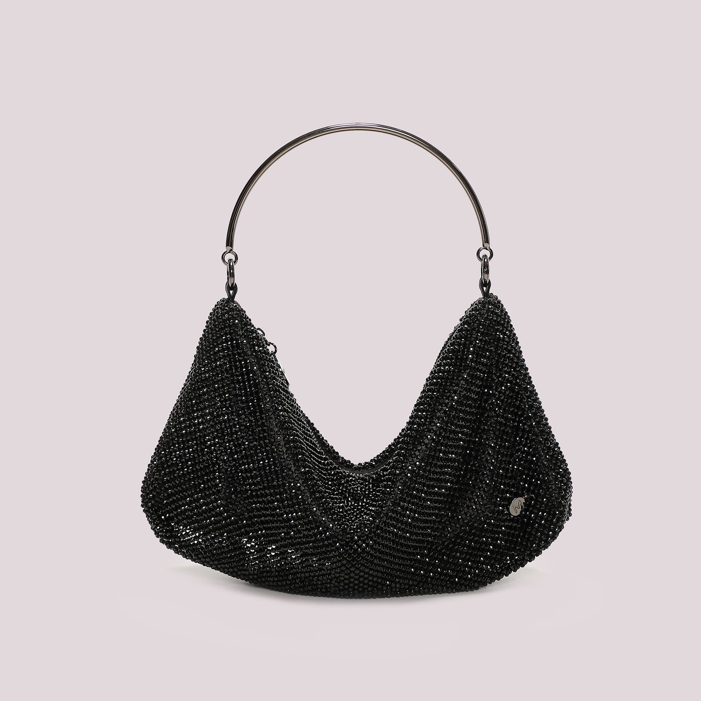 BORSA MORBIDA IN RETE DI STRASS