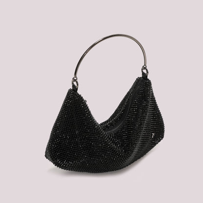 BORSA MORBIDA IN RETE DI STRASS
