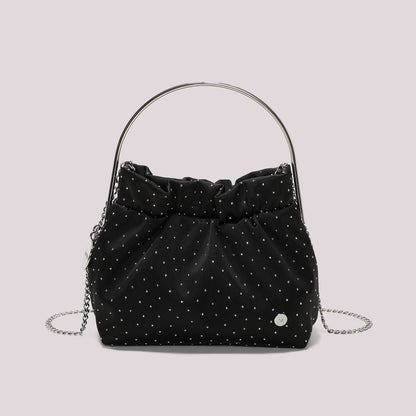 BORSA IN TESSUTO CON STRASS