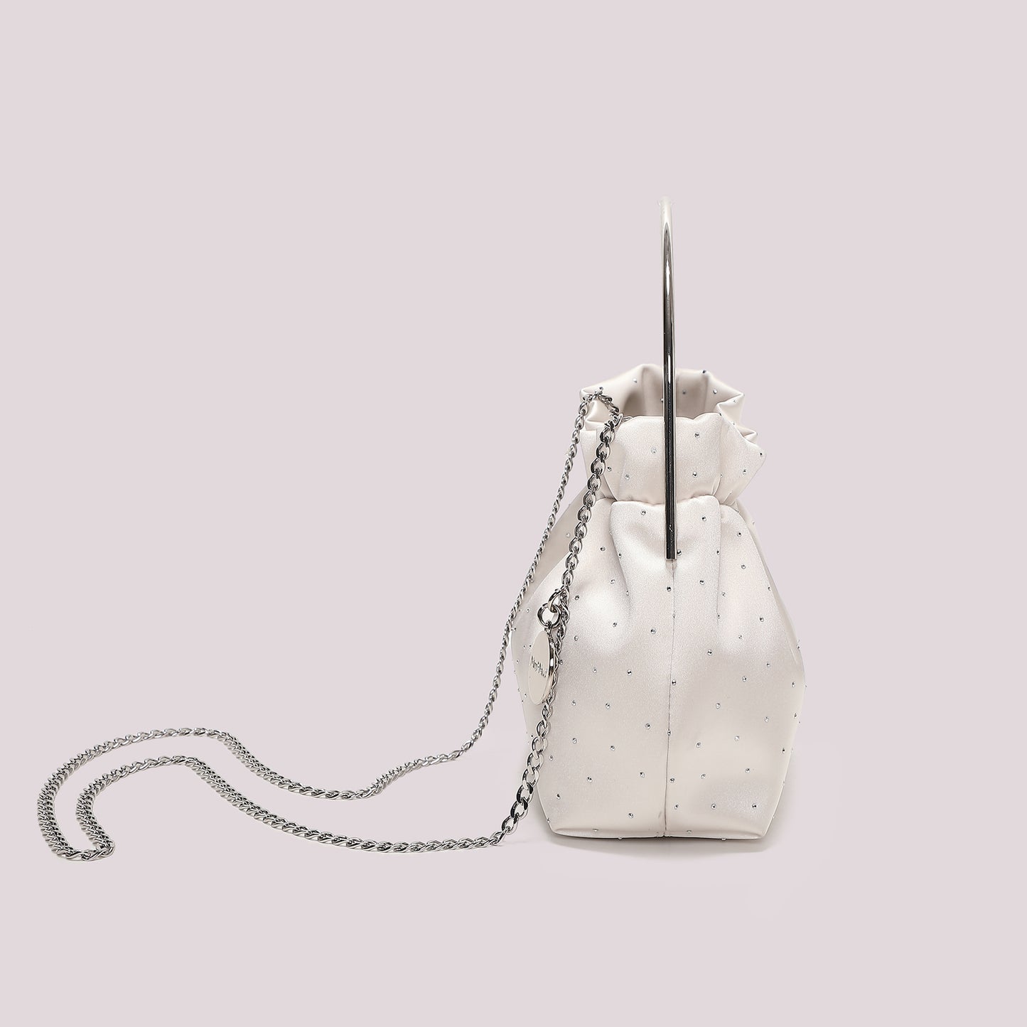 BORSA IN TESSUTO CON STRASS