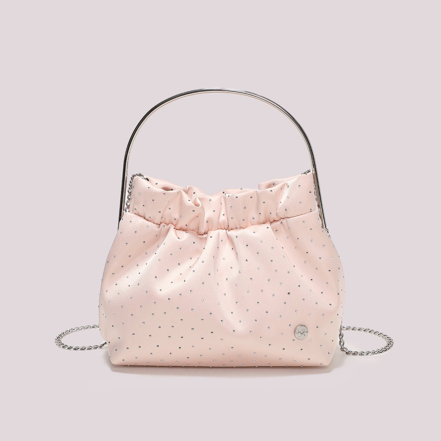 BORSA IN TESSUTO CON STRASS