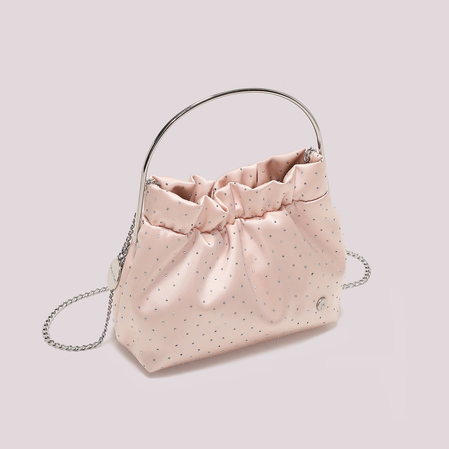 BORSA IN TESSUTO CON STRASS