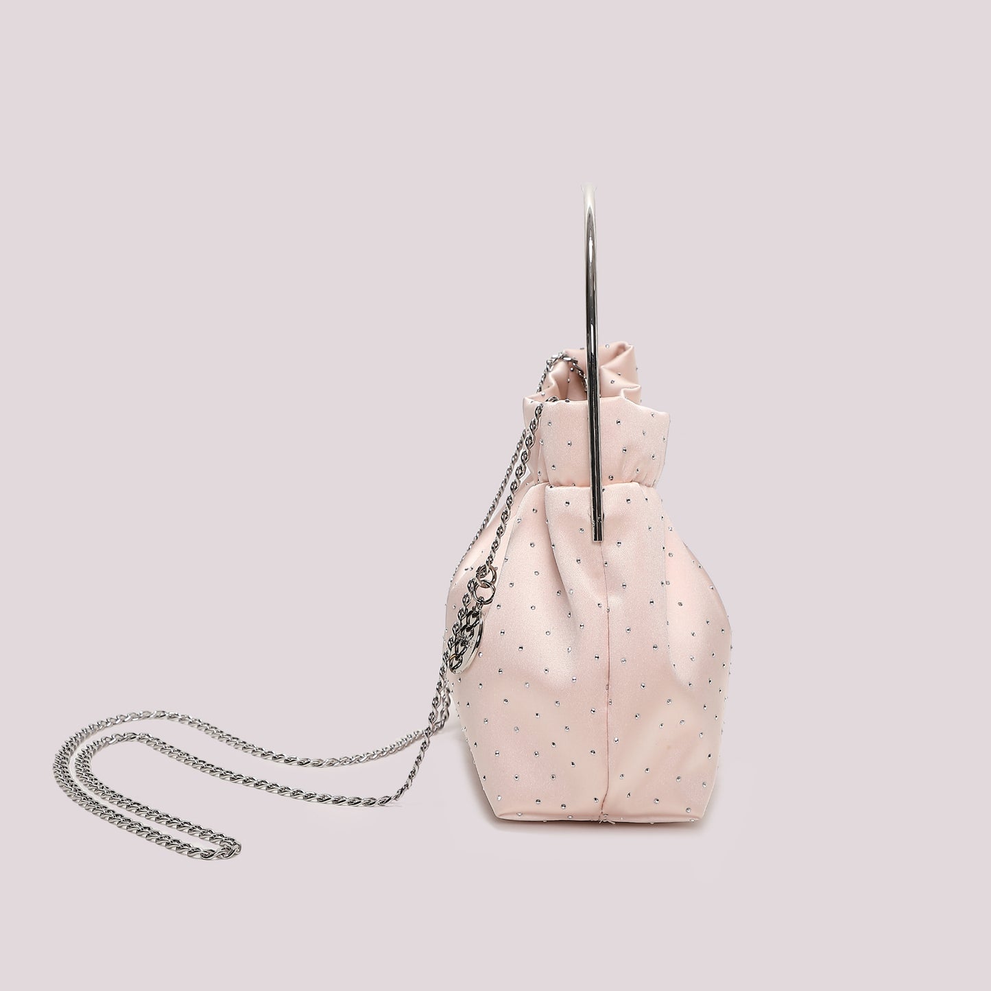 BORSA IN TESSUTO CON STRASS