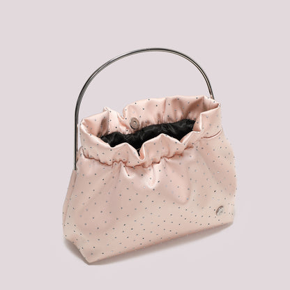 BORSA IN TESSUTO CON STRASS