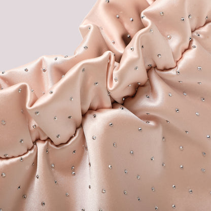 BORSA IN TESSUTO CON STRASS