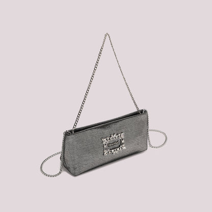 BORSA CLUTCH CON DETTAGLIO GIOIELLO