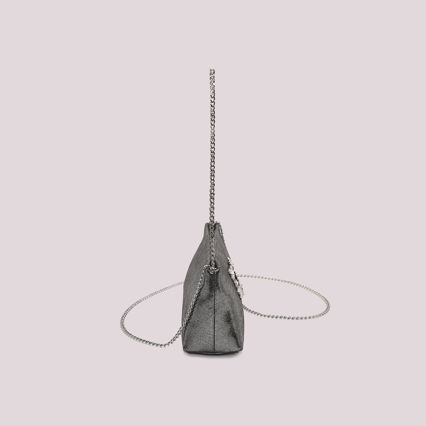 BORSA CLUTCH CON DETTAGLIO GIOIELLO