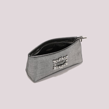 BORSA CLUTCH CON DETTAGLIO GIOIELLO