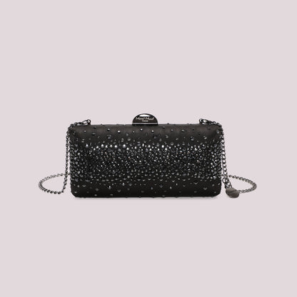 BORSA CLUTCH CON STRASS SPARSI