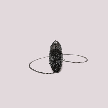 BORSA CLUTCH CON STRASS SPARSI