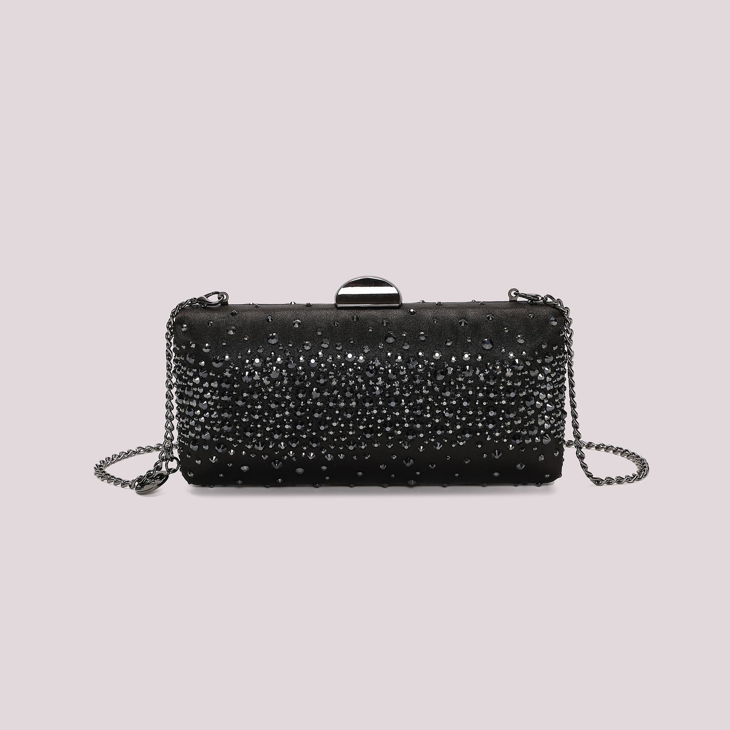 BORSA CLUTCH CON STRASS SPARSI