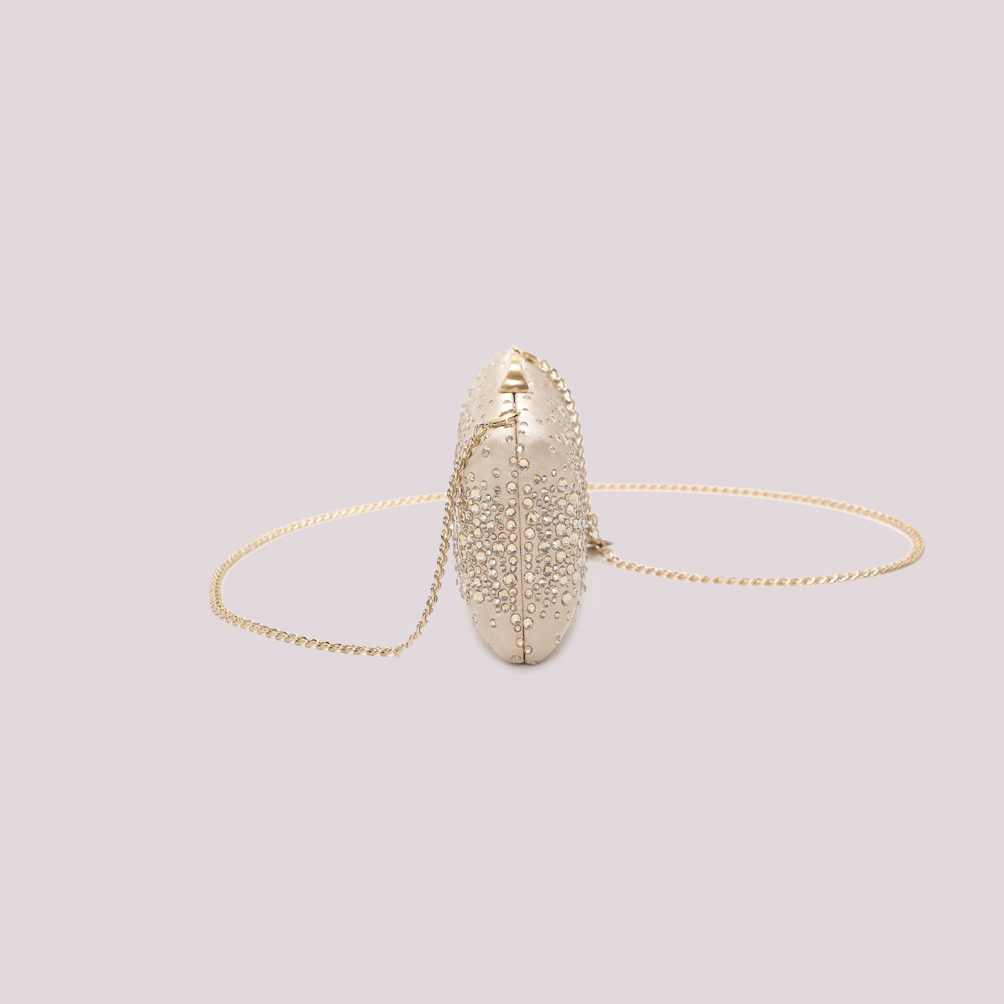 BORSA CLUTCH CON STRASS SPARSI