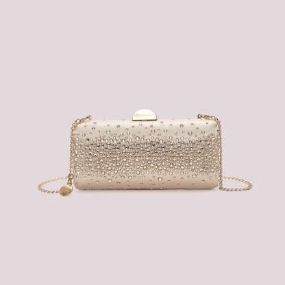 BORSA CLUTCH CON STRASS SPARSI