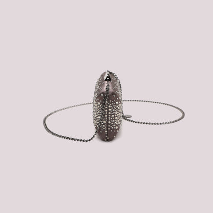 BORSA CLUTCH CON STRASS SPARSI