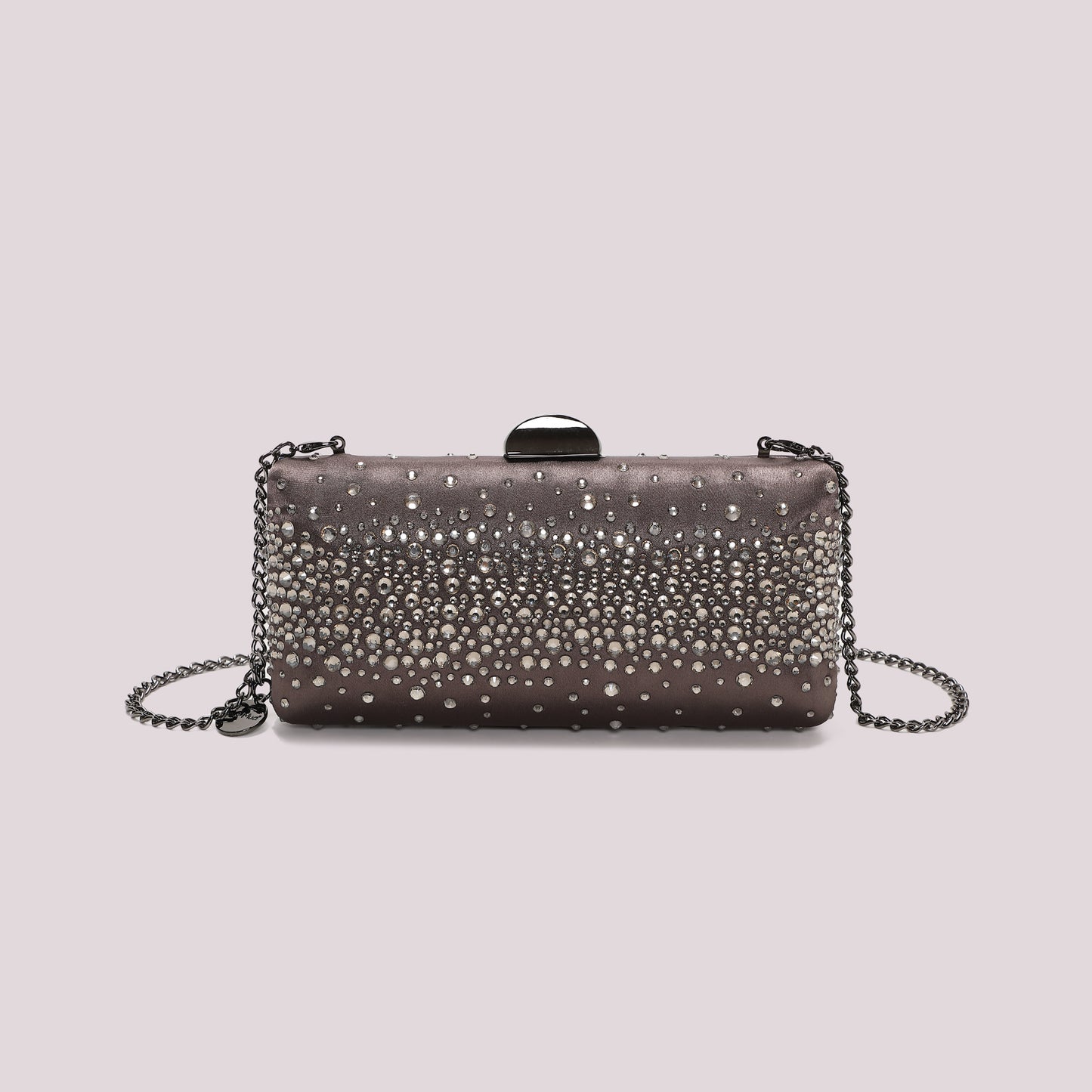 BORSA CLUTCH CON STRASS SPARSI