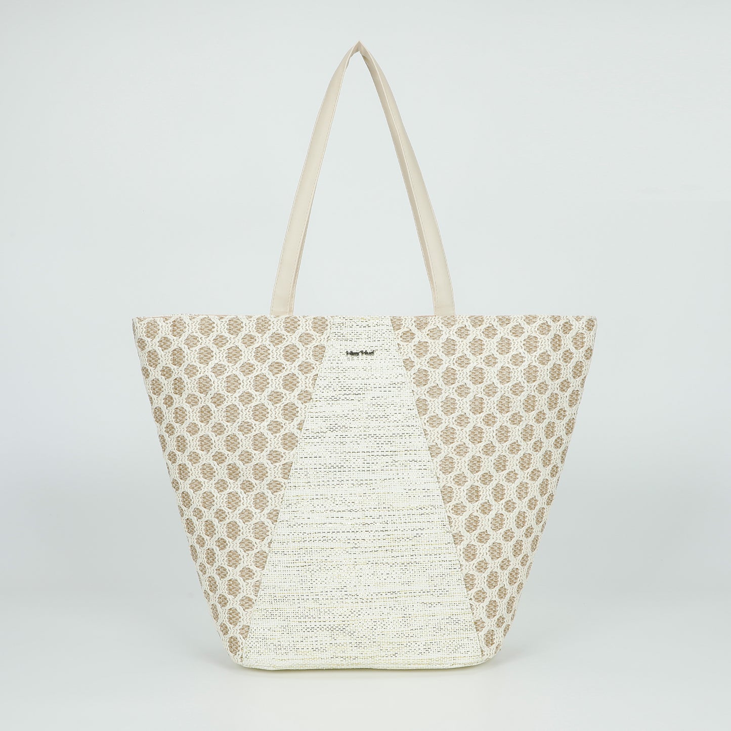 BORSA SHOPPER TRAFORATA IN STRAW PAPER