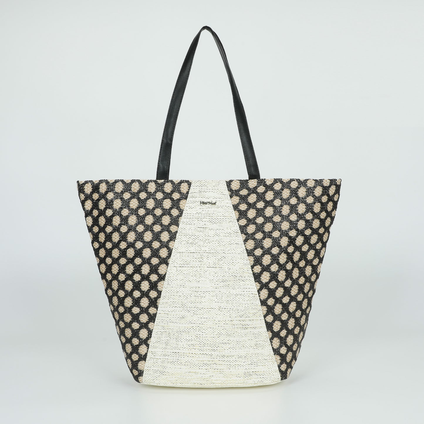 BORSA SHOPPER TRAFORATA IN STRAW PAPER