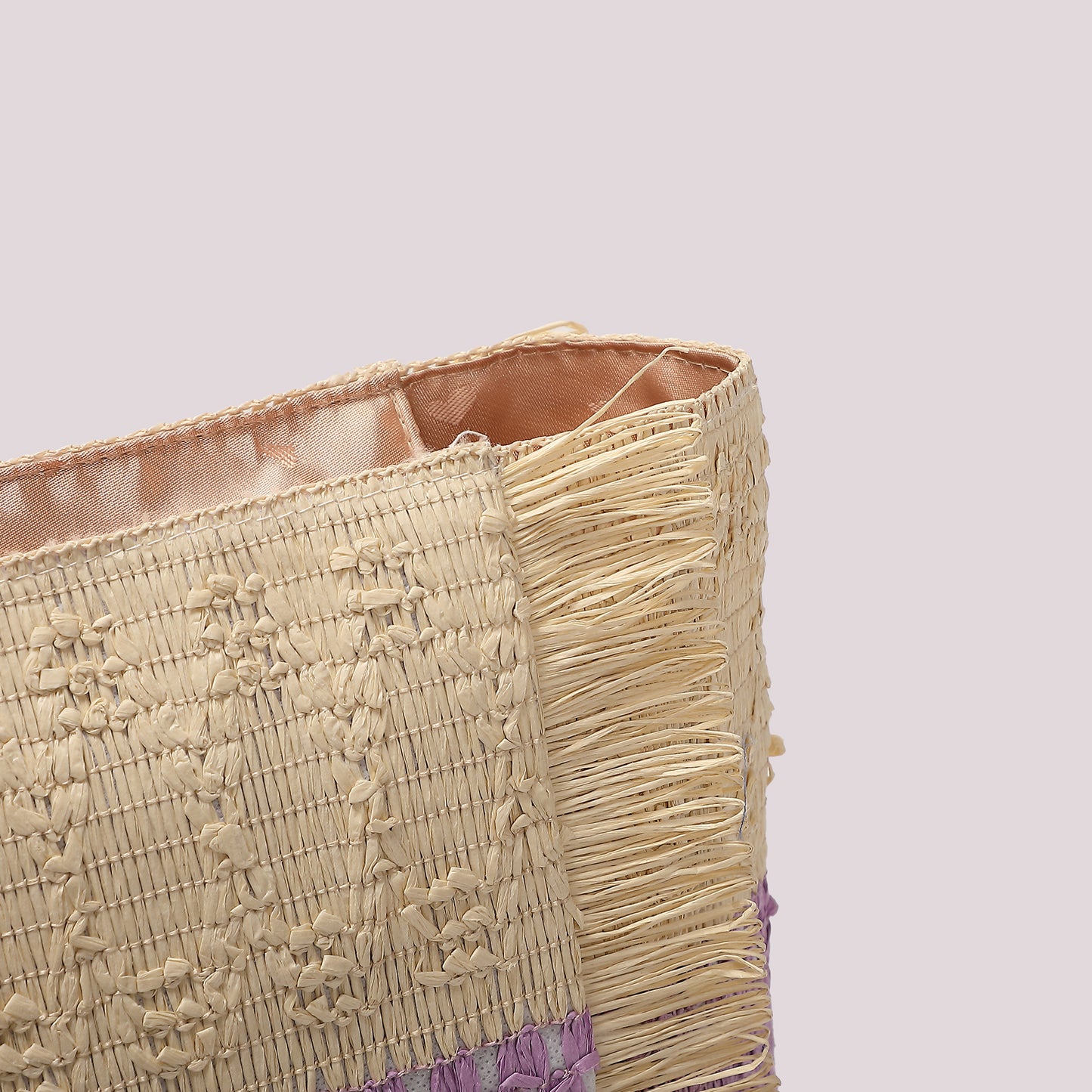 BORSA SHOPPER CON STRISCIA COLORATA