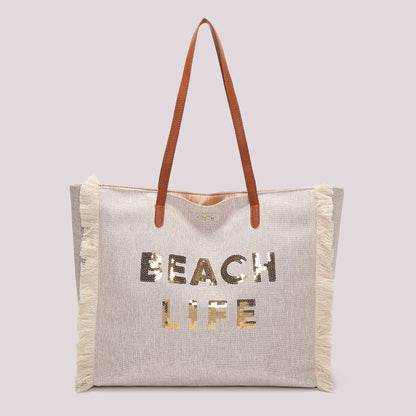 BORSA SHOPPER "BEACH LIFE"