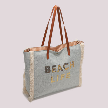 BORSA SHOPPER "BEACH LIFE"