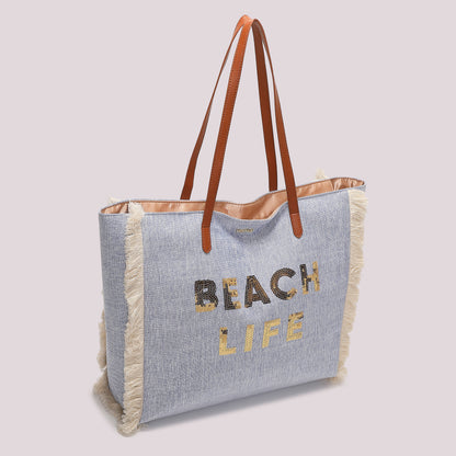 BORSA SHOPPER "BEACH LIFE"