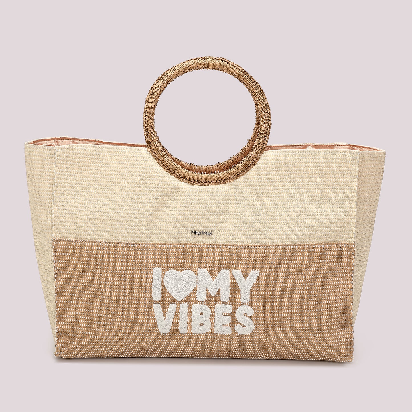 BORSA SHOPPER "I LOVE MY VIBES"