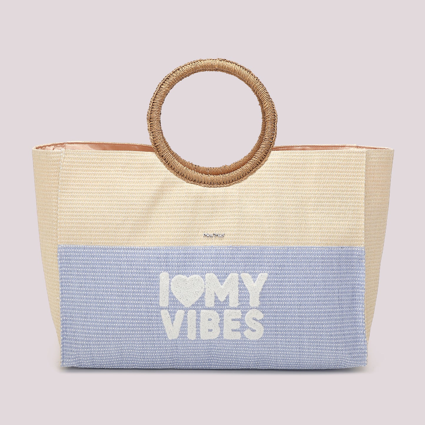 BORSA SHOPPER "I LOVE MY VIBES"