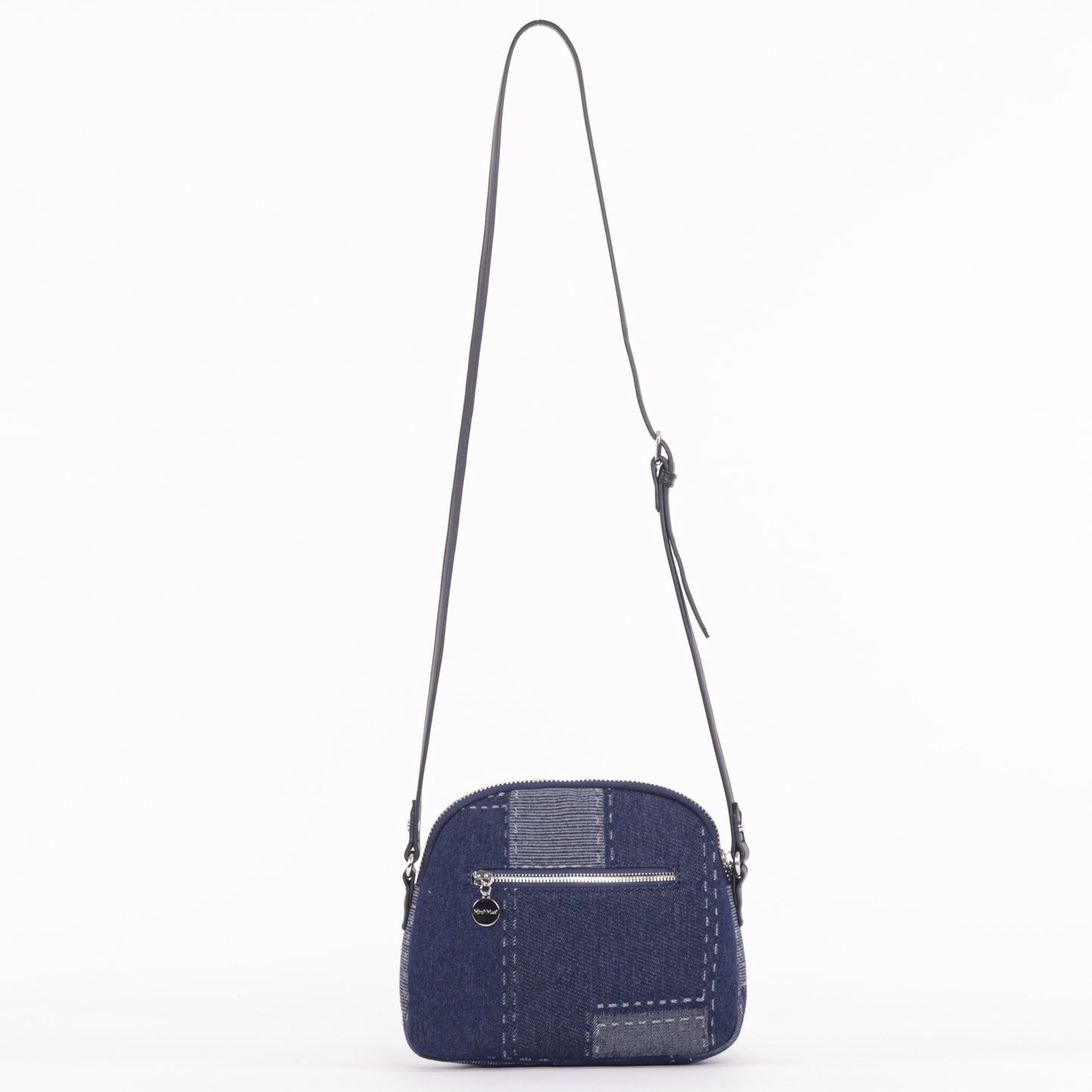 BORSA A TRACOLLA CON PATCHWORK IN JEANS