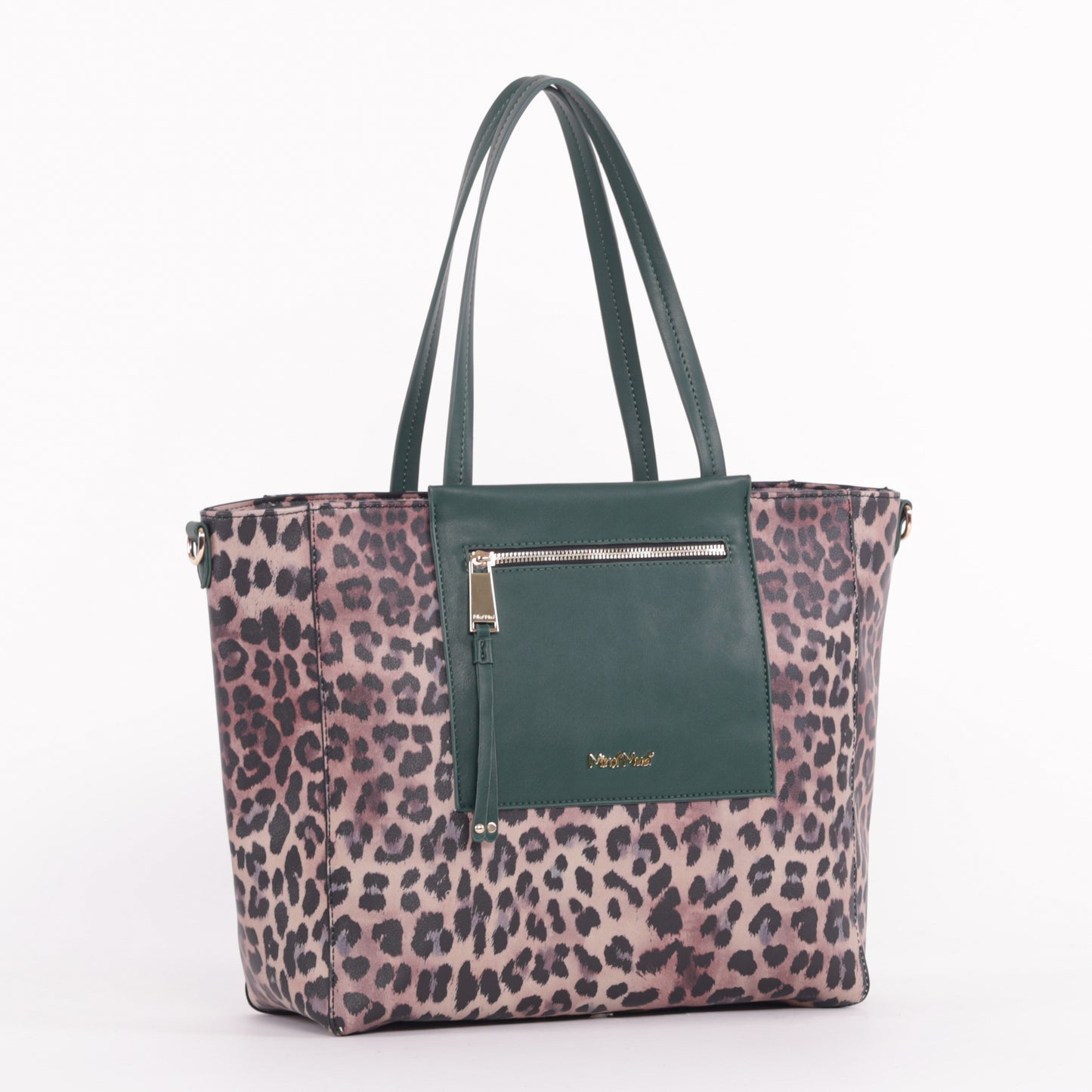 BORSA SHOPPER CON STAMPA LEOPARDATA