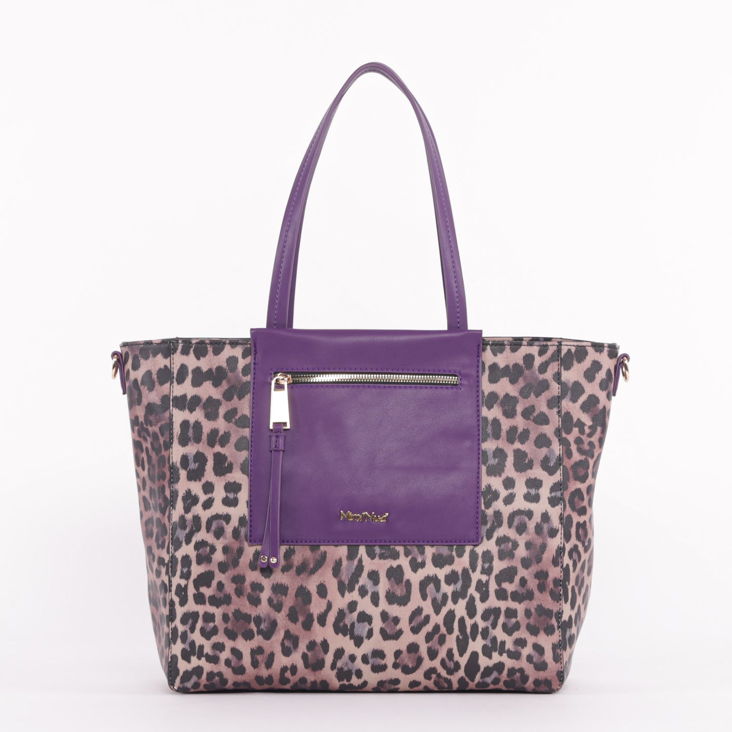 BORSA SHOPPER CON STAMPA LEOPARDATA