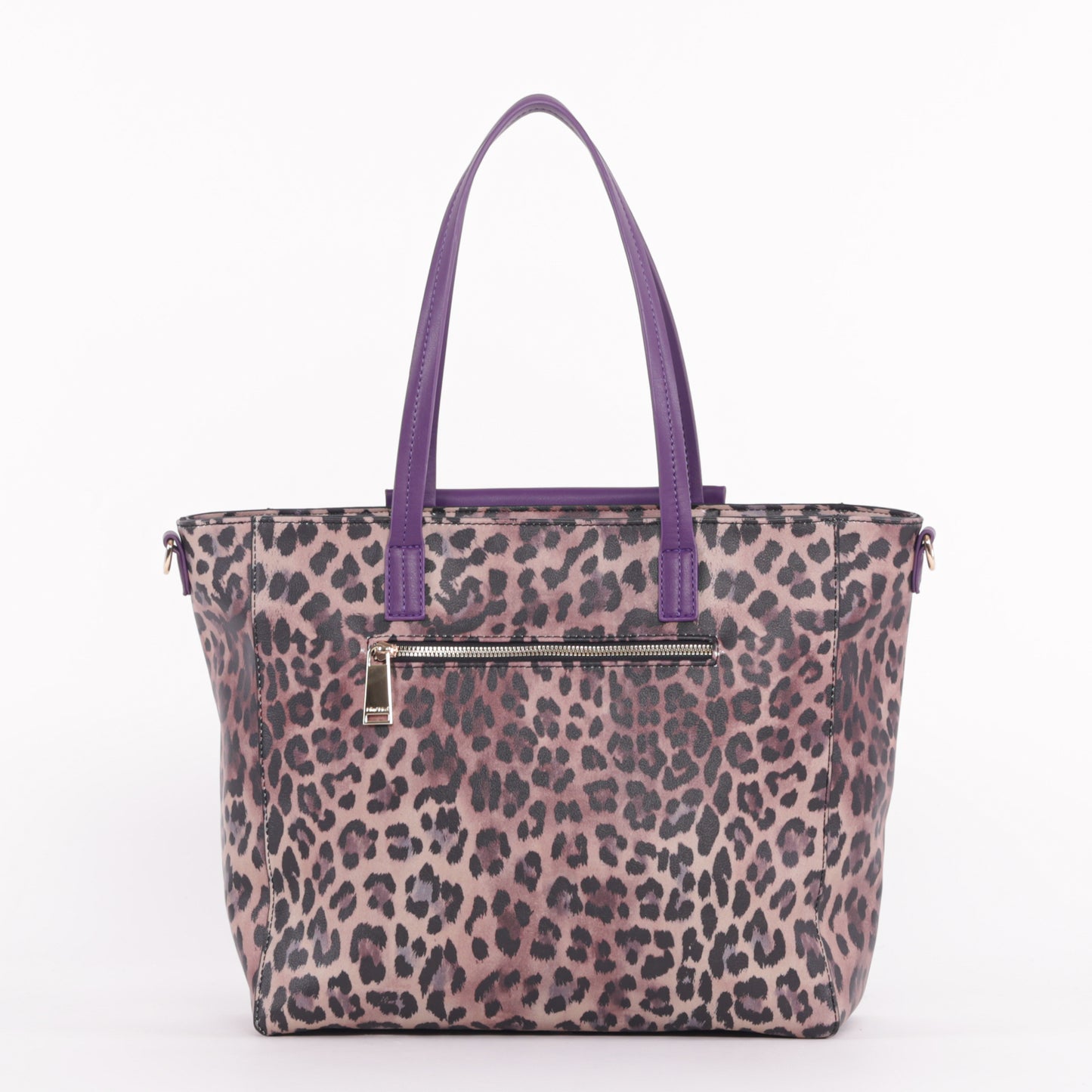 BORSA SHOPPER CON STAMPA LEOPARDATA